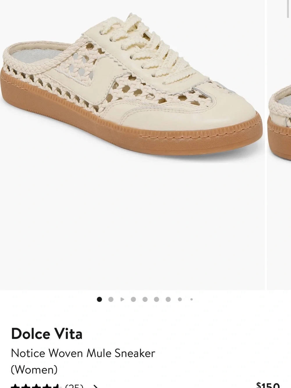 Dolce Vita notice woven mule sneaker